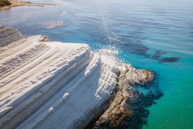 Scala dei Turchi Sicily Stunning Coastal White Cliffs Wallpaper