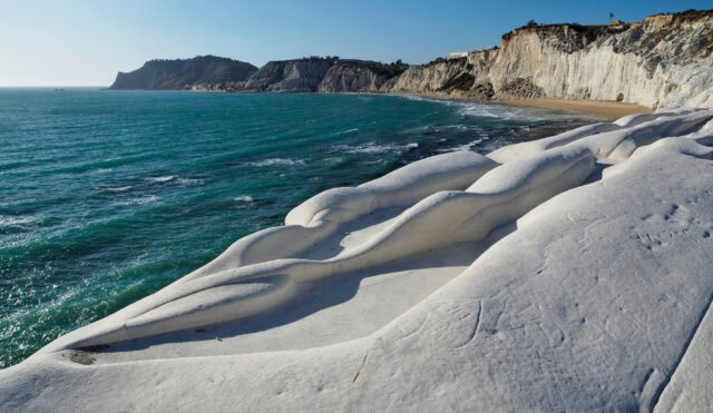 Scala dei Turchi Sicily Stunning Seaside View Wallpaper