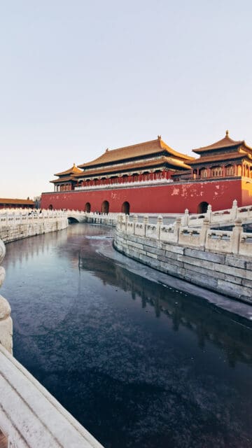 Scenic View Of The Forbidden City In Beijing Wallpaper