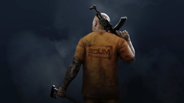 Scum Game Wallpaper Prisoner With Weapons Dark Background
