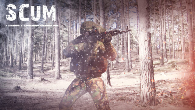 Scum Game Wallpaper Soldier In Forest Scene