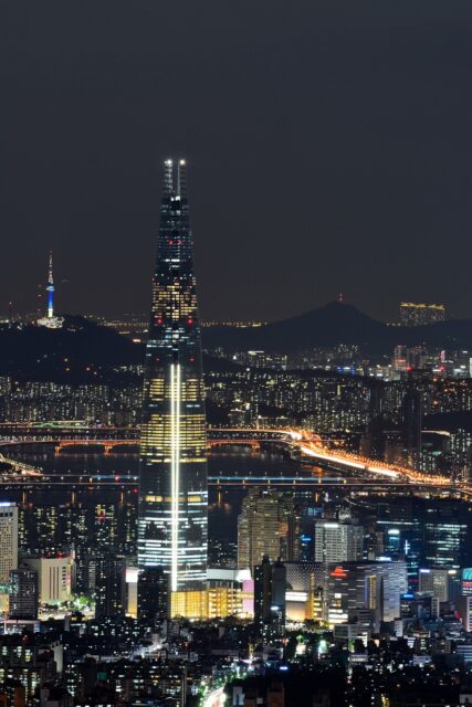 Seoul Skyline Night View South Korea Wallpaper