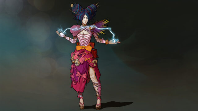 Shadow Warrior 3 Character Art Magic And Power Wallpaper