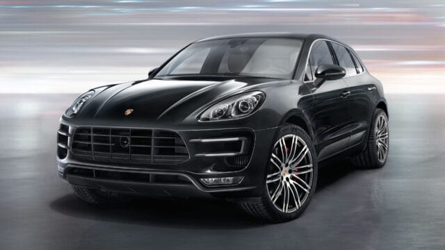 Sleek Black Porsche Macan Luxury SUV Wallpaper High Resolution Image