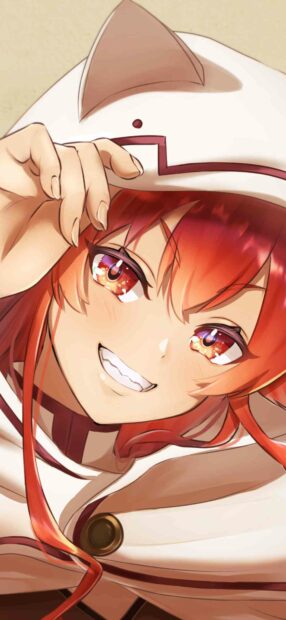 A smiling female character with red hair and bright eyes from Mushoku Tensei Jobless Reincarnation, HD Phone Wallpaper