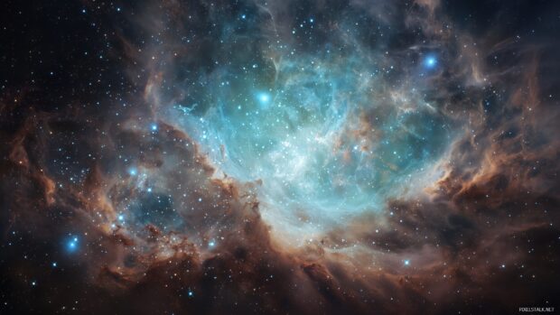 Space nebula hd wallpapers, a magnificent display of a nebula surrounded by distant galaxies and countless stars,.