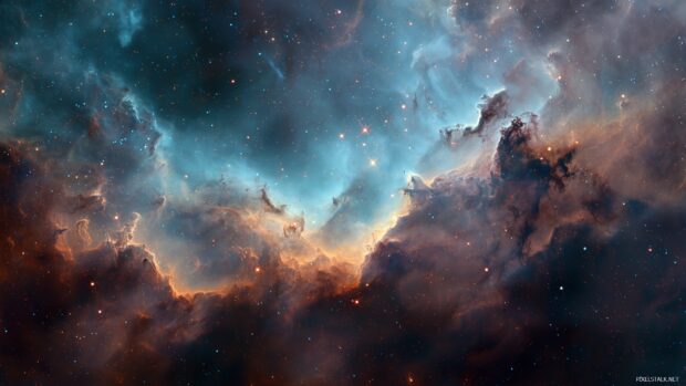 Space nebula hd wallpapers, a stunning arrangement of thick, fluffy clouds of gas and dust in a deep celestial space,.