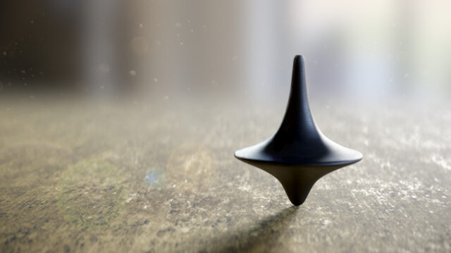 Spinning Top On Surface Captures Dreamlike Inception Wallpaper