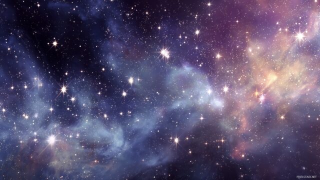 Starry Night HD Background, An Imaginative Representation Of A Vivid Night Sky Adorned With Cosmic Brilliance