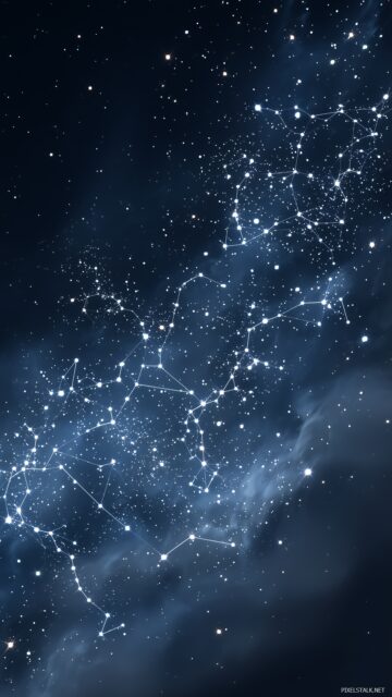 Stars Wallpaper Free Download, A Fantasy Realm Where Constellations Dance Playfully In The Night Sky Full Of Stars