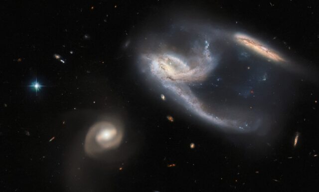 Stephan's Quintet Galaxies In Space Wallpaper