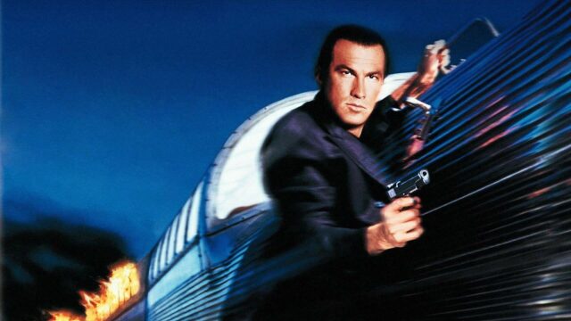 Steven Seagal Action Scene on Moving Train Wallpaper High Quality