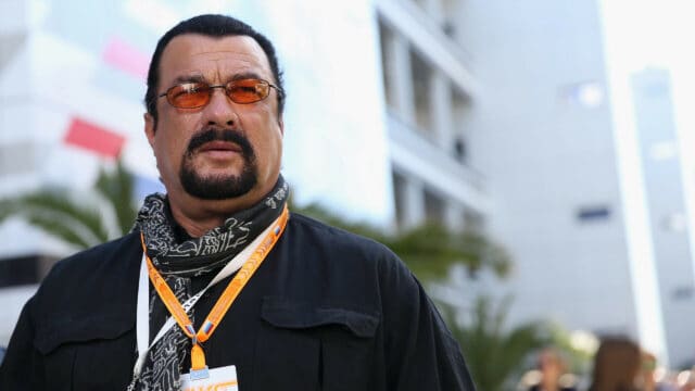 Steven Seagal Close Up Portrait Wallpaper Outdoor Urban Background