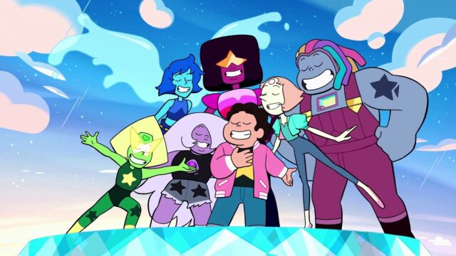 Steven Universe and Gems Group Smile Together Garnet Steven Universe Wallpapers
