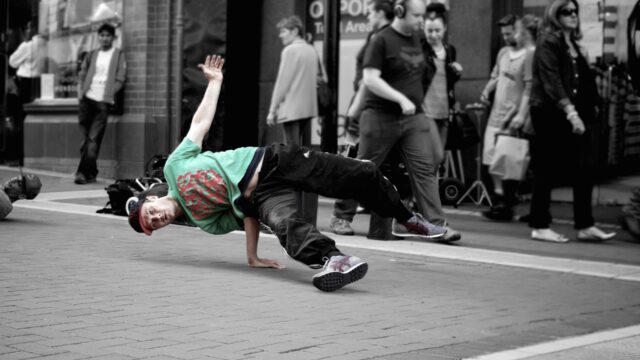 Street Breakdancing Performance Captured In Vibrant Detail