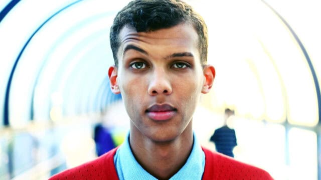Stromae Portrait Close Up Artistic Background Wallpapers for Desktop and Mobile