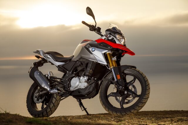 Stunning BMW G 310 GS Motorcycle Wallpaper At Sunset