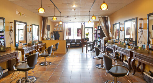 Stylish Hair Salon Interior Design For SEO Friendly Wallpaper
