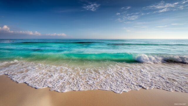 Texas Ultra HD Desktop Background, An Expansive Shot Of The Gulf Coast With Golden Sandy Beaches And Turquoise Waters Meeting The Horizon