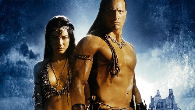 The Scorpion King Movie Characters In Epic Battle Pose Wallpaper