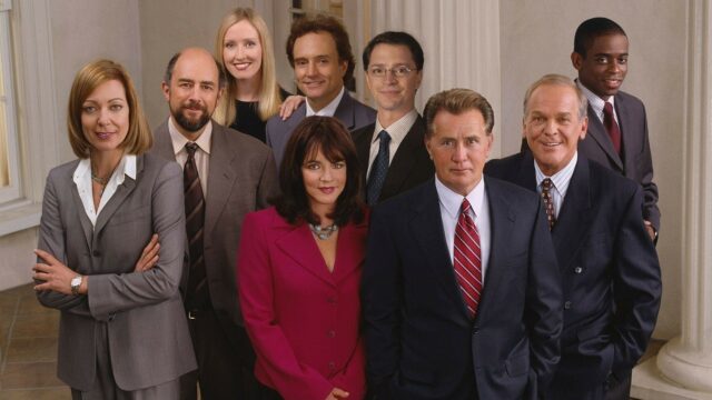 The West Wing TV Series Cast Group Photo Official Wallpaper (1)