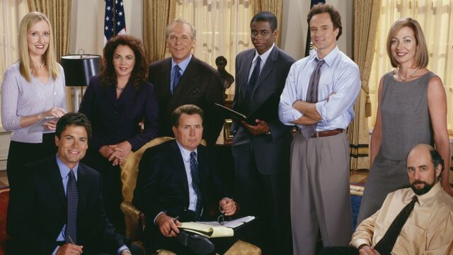 The West Wing TV Series Cast Group Photo Official Wallpapers