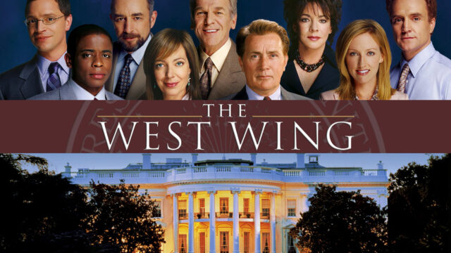 The West Wing TV Series Cast and White House Iconic Wallpaper