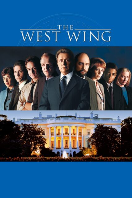 The West Wing TV Series Official Cast and White House Wallpaper Background