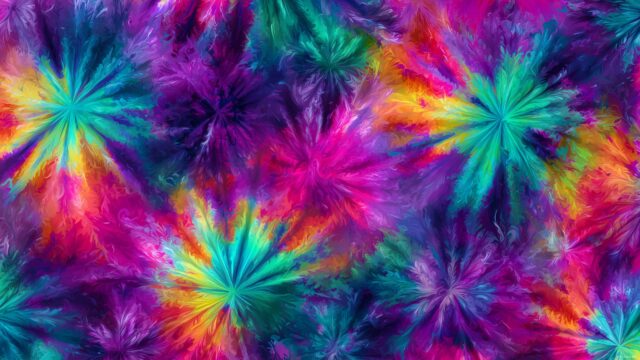 Tie Dye Wallpaper High Resolution For Desktop, Vibrant And Colorful Tie Dye Patterns Suitable For A Desktop Backdrop