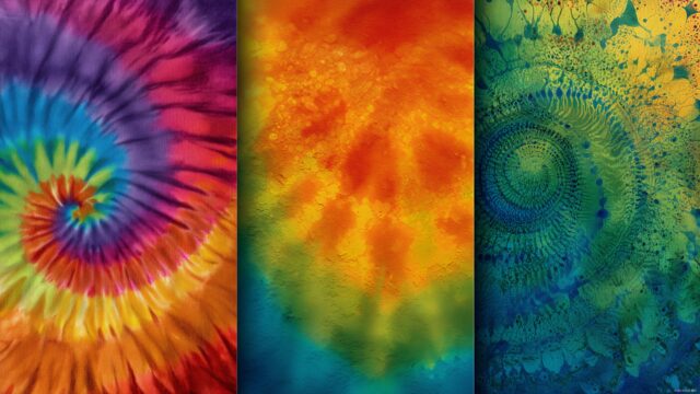 Tie Dye Wallpaper High Resolution For Multiple Screens, Cohesive And Vibrant Tie Dye Themes For Multi Monitor Setups