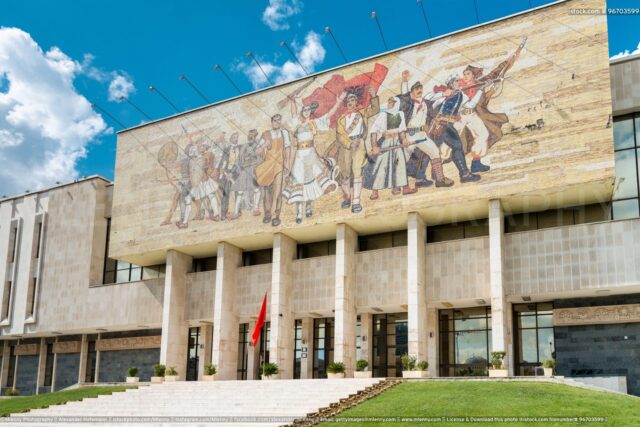 Tirana Albania Wall Art Cultural Landmark Wallpaper