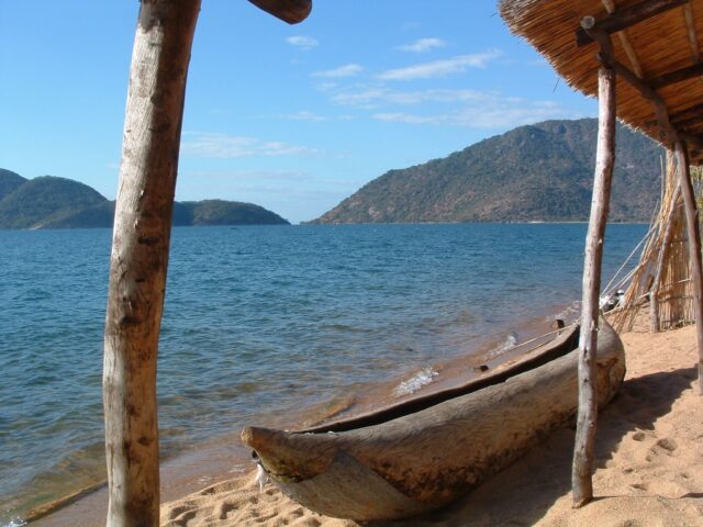 Tranquil Beachscape At Lake Malawi Shores Wallpaper