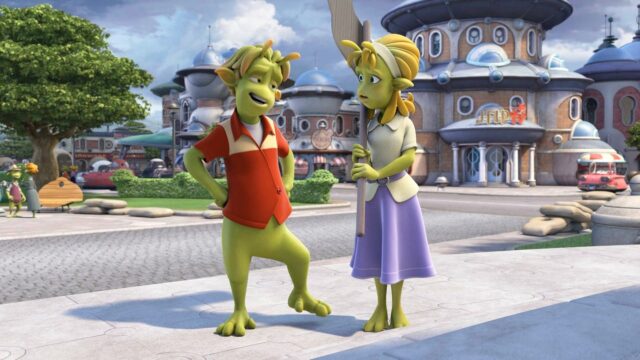 TriStar Pictures Characters Enjoying A Day In Town Scene