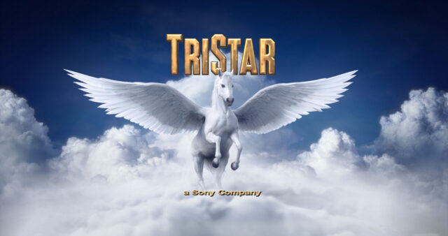 TriStar Pictures Logo With Flying Pegasus In Clouds Wallpaper