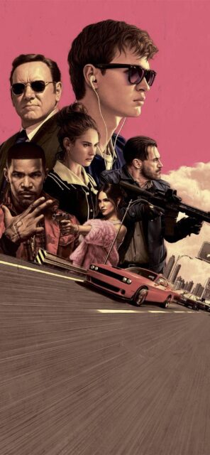 Tristar Pictures Movie Characters And Red Car Wallpaper