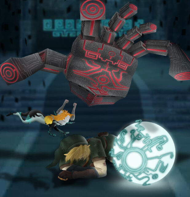 Twilight Princess Adventure Epic Battle Scene From Legend Of Zelda