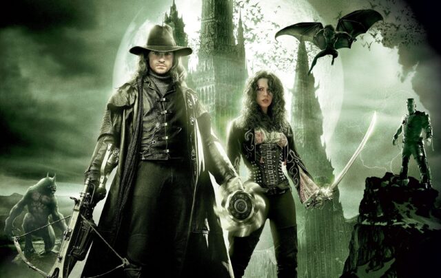 Van Helsing Adventure Fantasy Wallpaper Full Moon Battleground