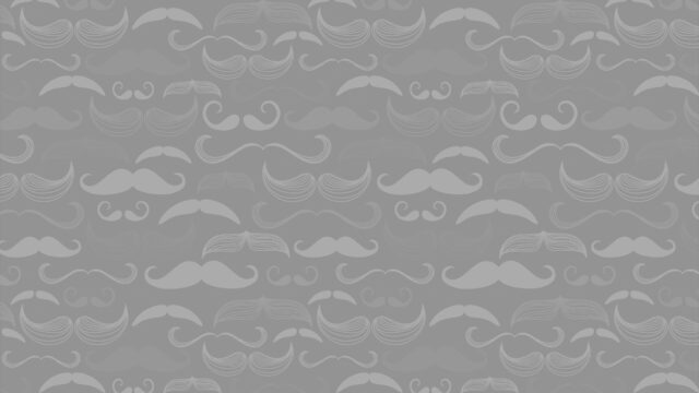 Various Mustache Patterns on Grey Background Mustache Wallpapers Design