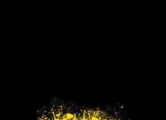 Vibrant Batman Logo Splash Art Wallpaper