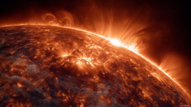 Vibrant NASA Sun Wallpaper For Computers, Eye Catching Solar Scenes Filled With Light And Motion Perfect For Enhancing Any Display