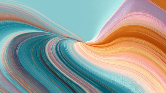 laptop HD wallpaper, swirling abstract lines with a modern touch in a minimalist palette.