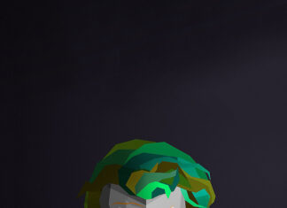 A colorful geometric portrait of the Joker character created in the style of Justin Maller Wallpapers, HD Phone Wallpaper