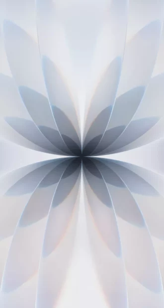 The abstract flower pattern features soft lighting and shadow effects creating depth and texture, iPhone Wallpaper