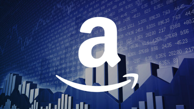 Amazon wallpapers showing financial growth and data, HD Desktop Wallpaper