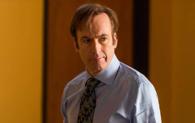 A serious portrait of a Better Call Saul character in a formal shirt and tie, HD Desktop Wallpaper