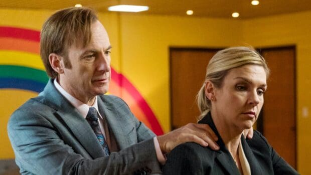 A serious moment between two characters in Better Call Saul captures their emotions, HD Desktop Wallpaper
