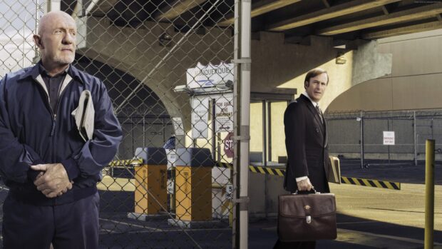 Michael McKean and Bob Odenkirk in a tense moment from Better Call Saul, 4K Desktop Wallpaper