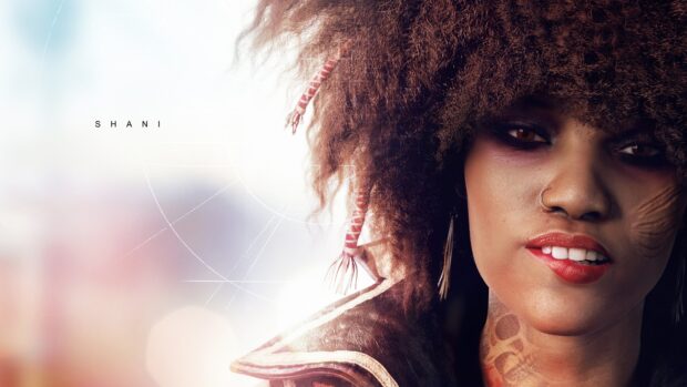 A close up portrait of a character from Beyond Good And Evil game showing detailed facial features, 4K Desktop Wallpaper