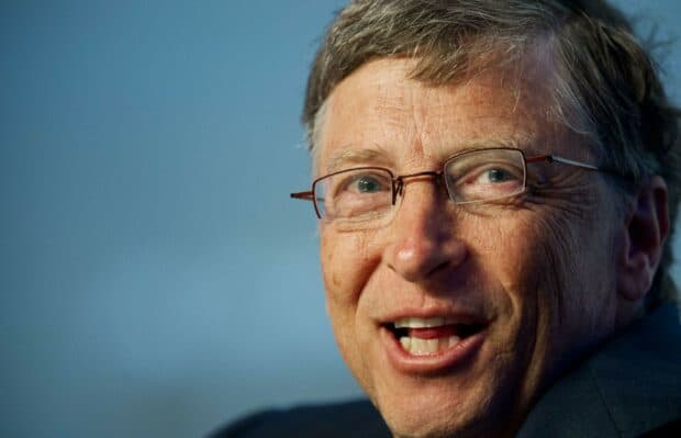 Bill Gates wallpapers showing his face with glasses and a smile, HD Desktop Wallpaper