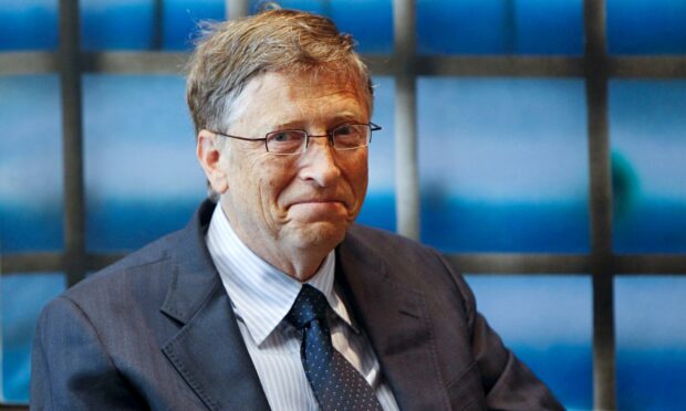 Bill Gates wallpapers showing him smiling in a formal setting, 2K Desktop Wallpaper